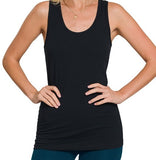 COTTON SPANDEX RACERBACK TANK