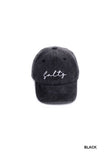 SALTY EMBROIDERED VINTAGE WASHED BASEBALL CAP HAT