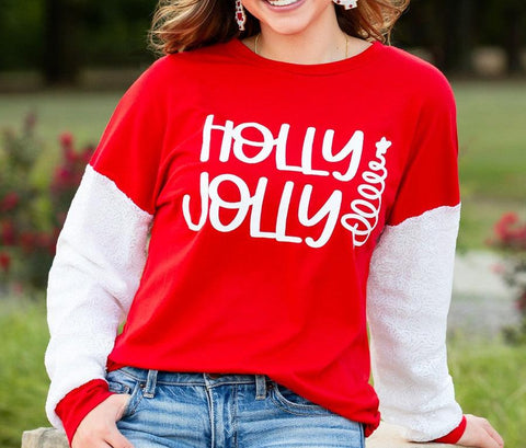 Holly Jolly Christmas Top