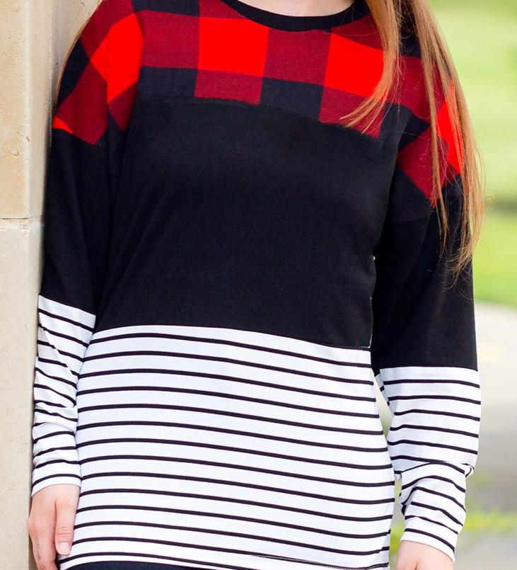 Buffalo Plaid Top