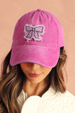 Bow Knot Adjustable Cap