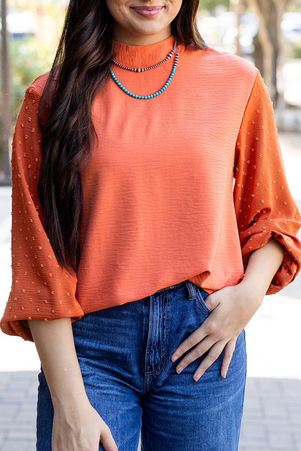 "Burnt Orange" Top