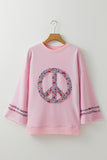 Peace Sign Casual Top