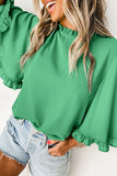 Frilly Half Sleeve Blouse