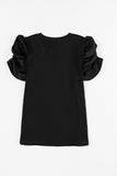 Ruched Puff Sleeve Tee