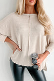 Waffle Knit Oversized Top