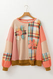 Patchwork Loose Sweatshirt