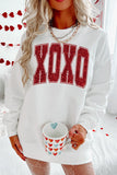 XOXO Valentines Pullover Sweatshirt