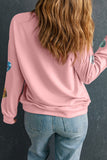 Sequin Heart Valentines Sweatshirt