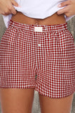 Gingham Shorts