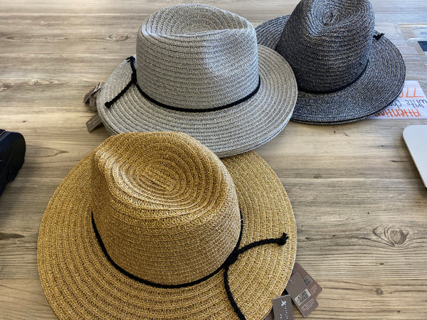 "Metallic Me" Straw Hat